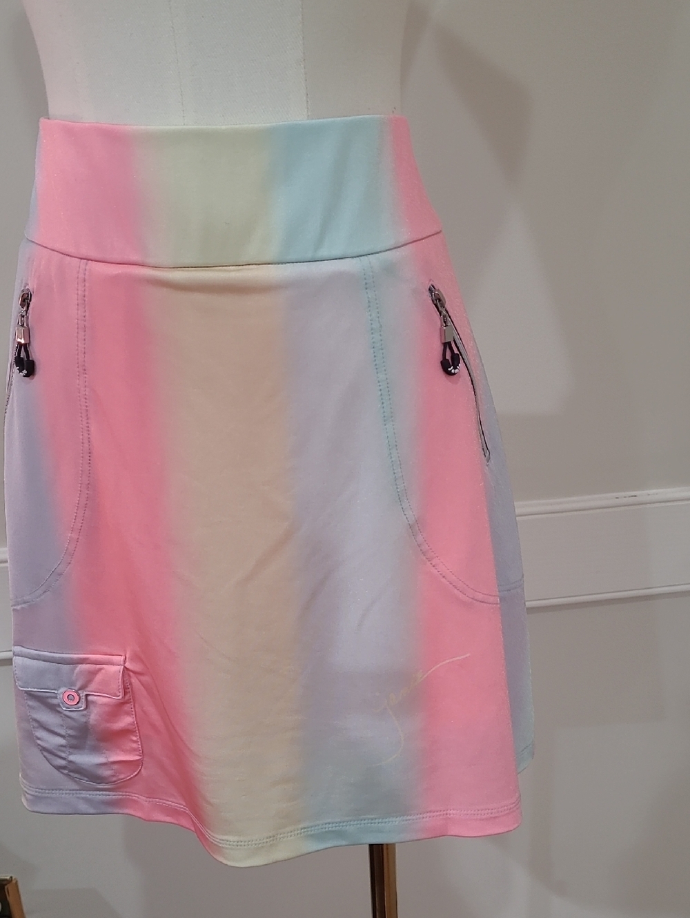 Jamie Sadock Stratus Golf  Pastel Tie-Dye Skort - Size 16